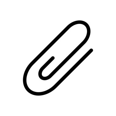 Beyaz arkaplan üzerindeki belge simgesi, vektör illüstrasyonu