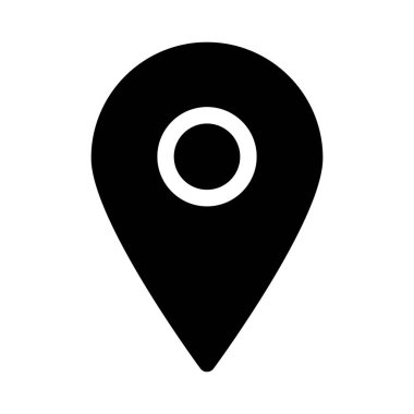 konum pin simgesi, vektör illüstrasyonu