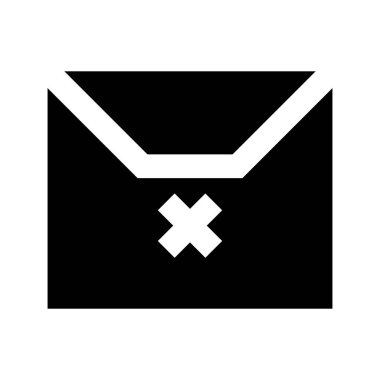 posta zarfı simgesi, vektör illüstrasyonu 