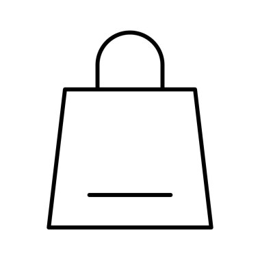 Alışveriş simgesi, vektör illüstrasyonu