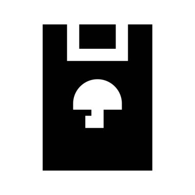 Şemsiye Güvenlik simgesi, vektör illüstrasyonu 