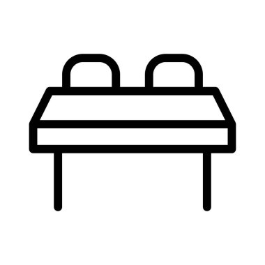 Tablo Konferansı simgesi, vektör illüstrasyonu 