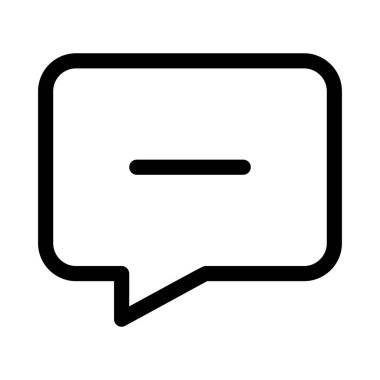 konuşma balonu simgesi, vektör illüstrasyonu