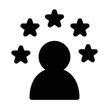 Çalışan Beğeni simgesi, vektör illüstrasyonu