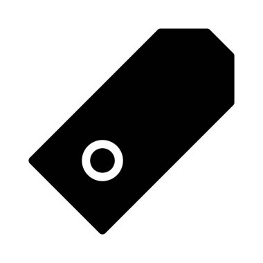 Alışveriş sembolü, satış etiketi simgesi, vektör illüstrasyonu