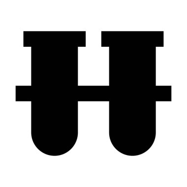  Tüpler simgesi, vektör illüstrasyonu  