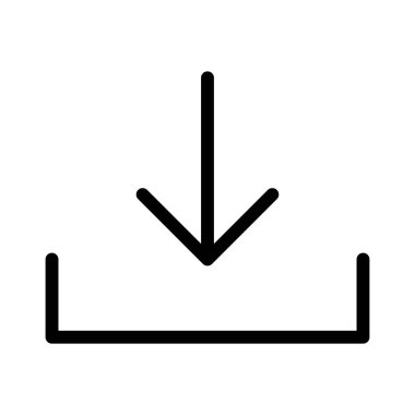 Simge indir, vektör illüstrasyonu