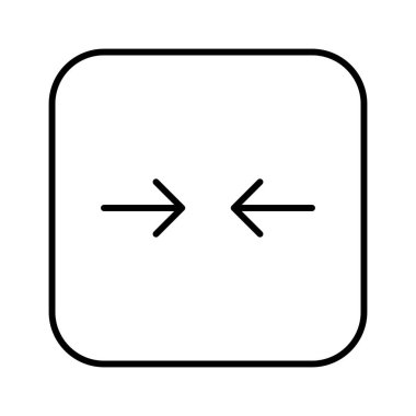 Slim Arrows simgesi, vektör illüstrasyonu