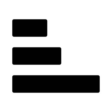 bar çizelgesi simgesi, vektör illüstrasyonu