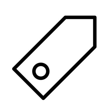 Alışveriş sembolü, satış etiketi simgesi, vektör illüstrasyonu