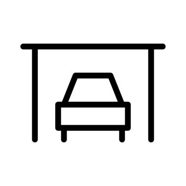 bina simgesi, vektör illüstrasyonu