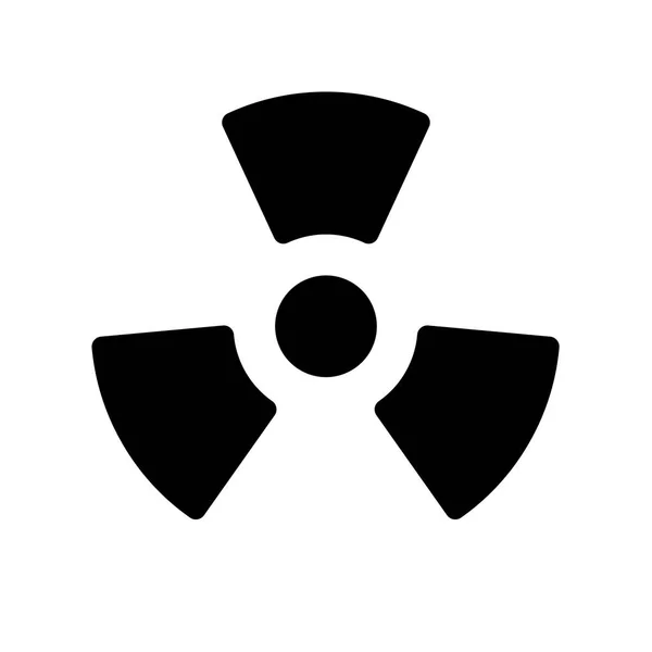 Ícone Átomo Nuclear Ilustração Vetorial —  Vetores de Stock
