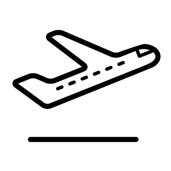 Ikona Letiště Vektorová Ilustrace — Stockový vektor