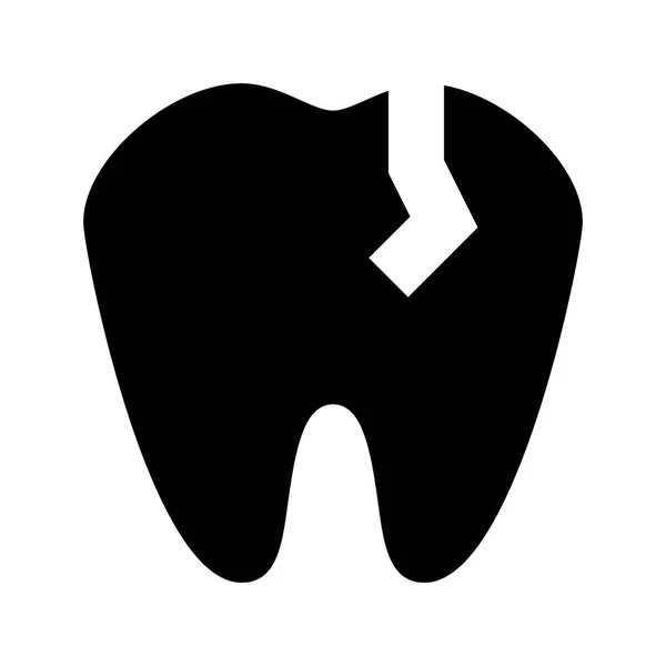 Caries Medicine Icon Vector Illustration — 스톡 벡터