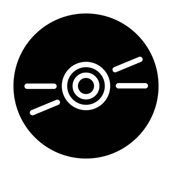 Disc Symbol Vektor Illustration — Stockvektor