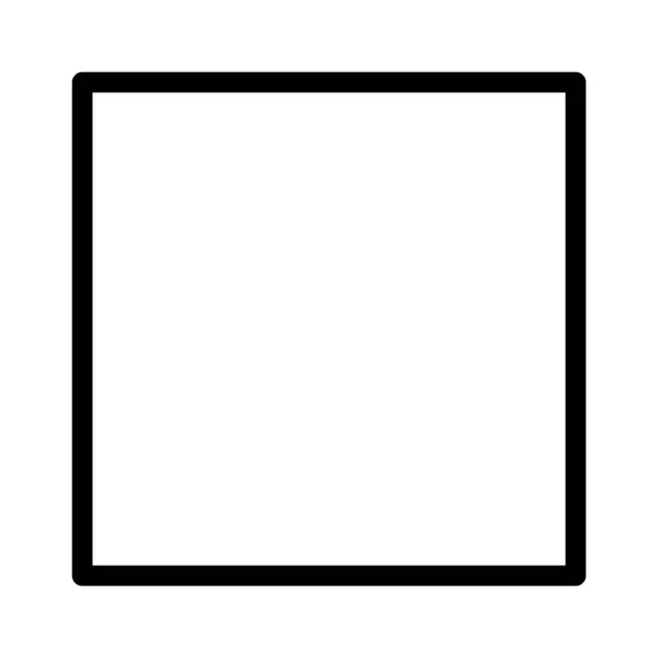 Иконка Приложения Square Stop Векторная Иллюстрация — стоковый вектор