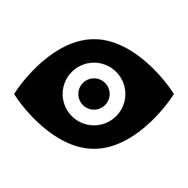 Symbol Des Menschlichen Auges Vektor — Stockvektor