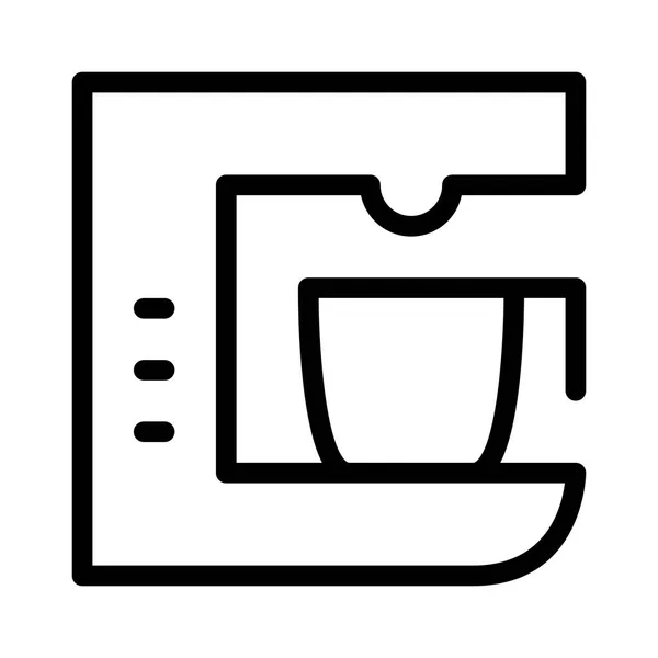 Icono Del Café Ilustración Vectorial — Vector de stock