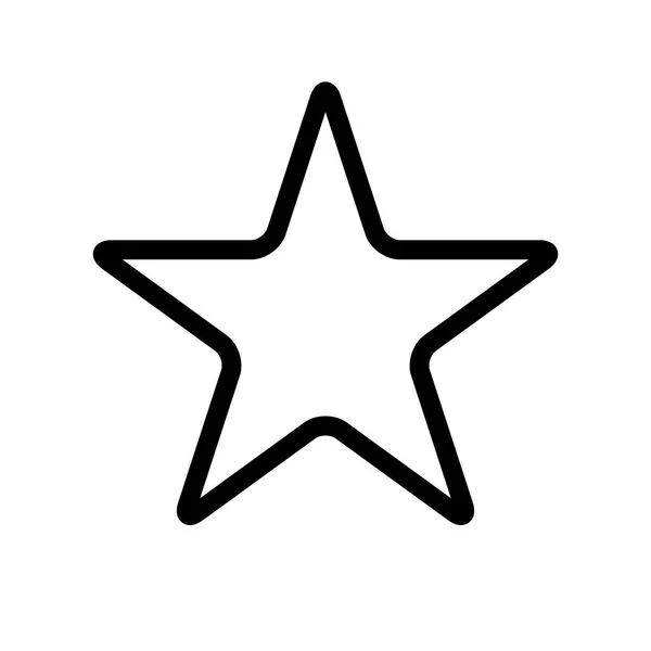 Star Icon Quality Rating Vector Illustration — Stock Vector