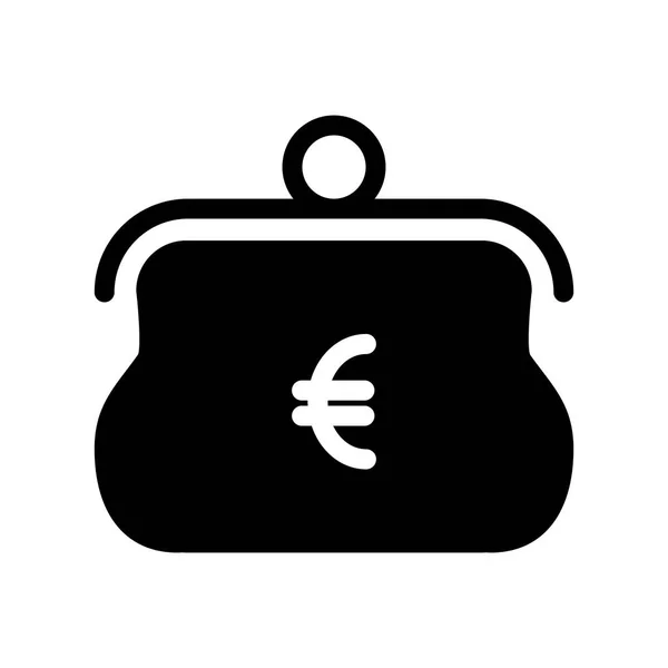 Portemonnaie Symbol Vektorillustration — Stockvektor