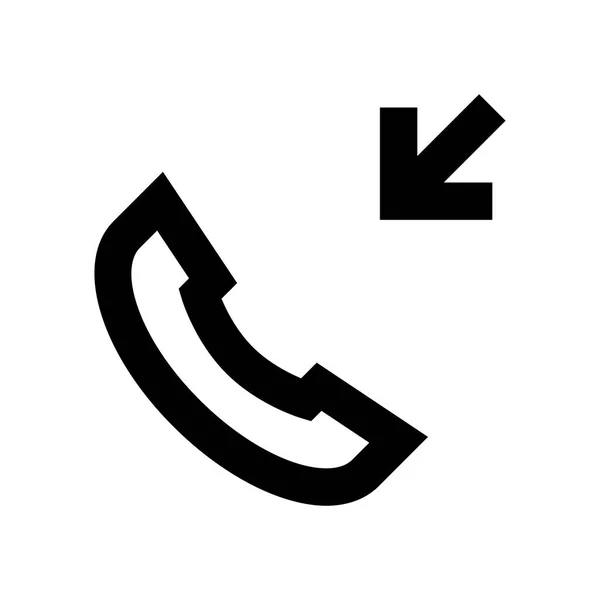 Telefon Symbol Vektor Illustration — Stockvektor