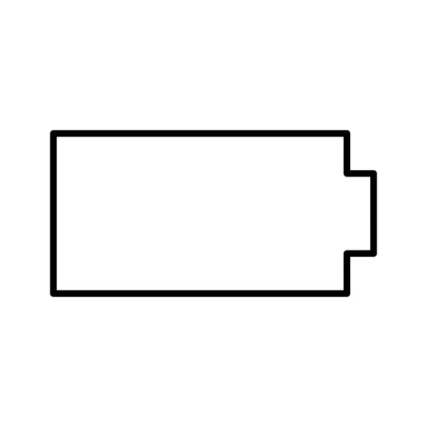 Icono Batería Ilustración Vectorial — Vector de stock