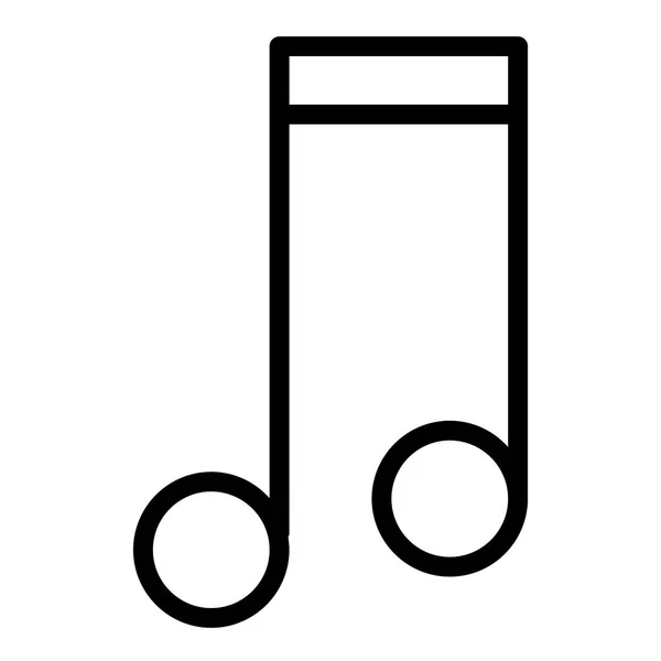 Примітки Music Значок Векторні Ілюстрації — стоковий вектор