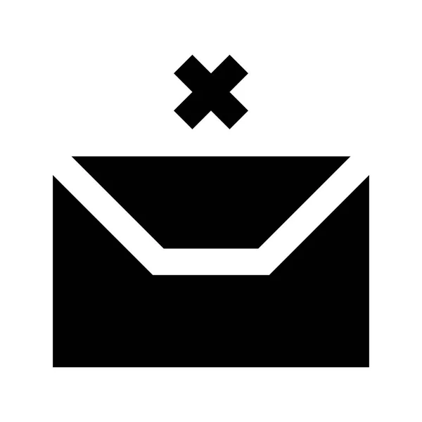 Icône Enveloppe Courrier Illustration Vectorielle — Image vectorielle