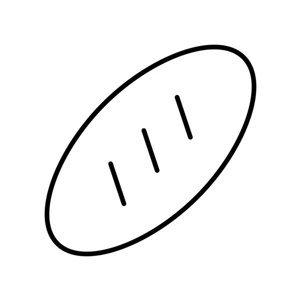 Brot Symbol Vektorillustration — Stockvektor