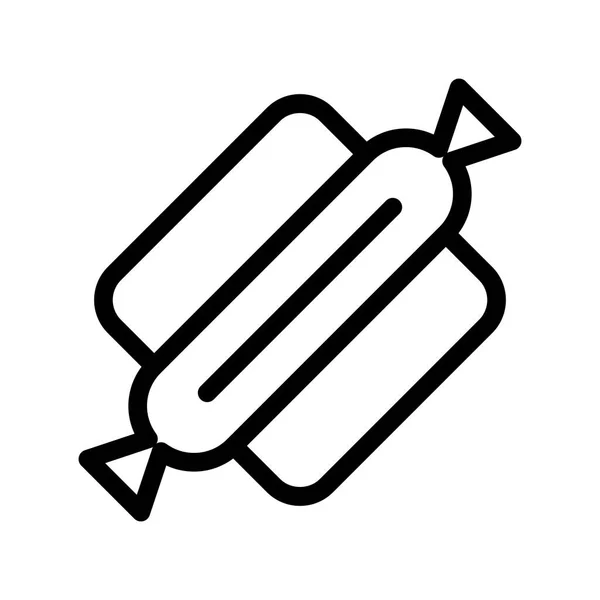 Hot Dog Symbol Vektorillustration — Stockvektor