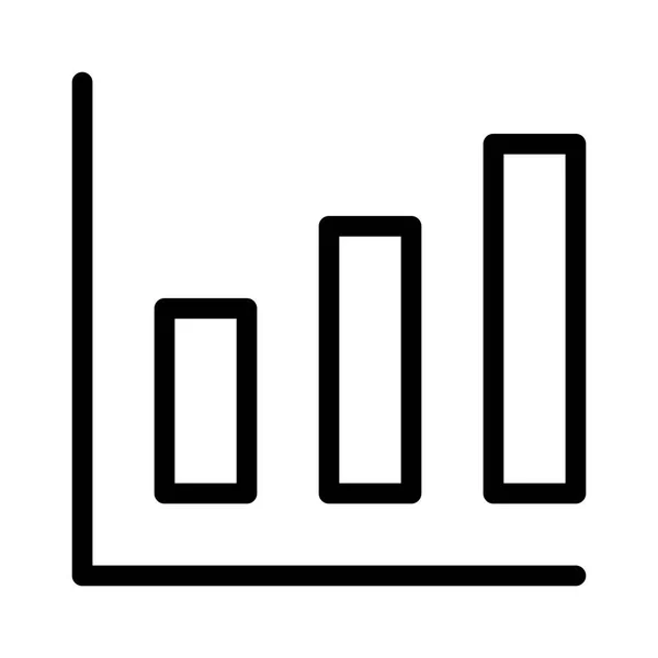 Icône Analyse Statistique Illustration Vectorielle — Image vectorielle