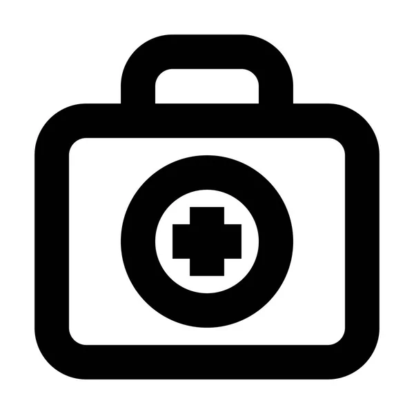 Tasche Medizin Symbol Vektorillustration — Stockvektor