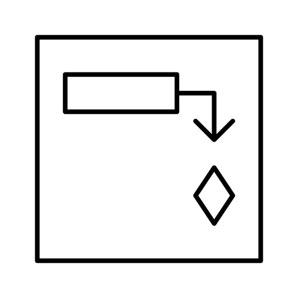 Ikona Ganttova Diagramu Vektorová Ilustrace — Stockový vektor