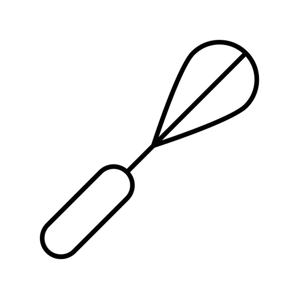 Keuken Whisk Icoon Vector Illustratie — Stockvector