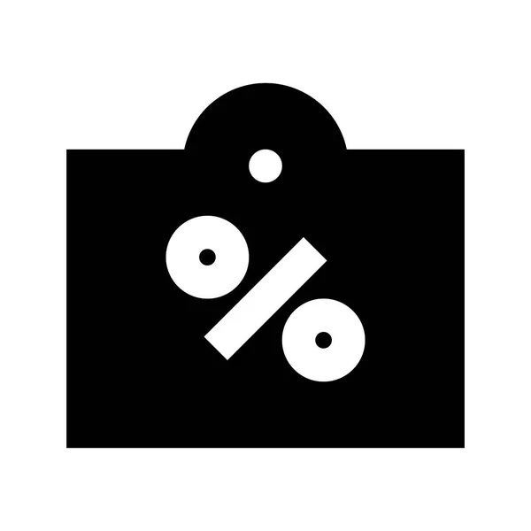 Simbolo Dello Shopping Icona Del Tag Vendita Illustrazione Vettoriale — Vettoriale Stock