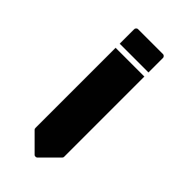 Hinweis Bearbeiten Bleistift Symbol Vektorillustration — Stockvektor