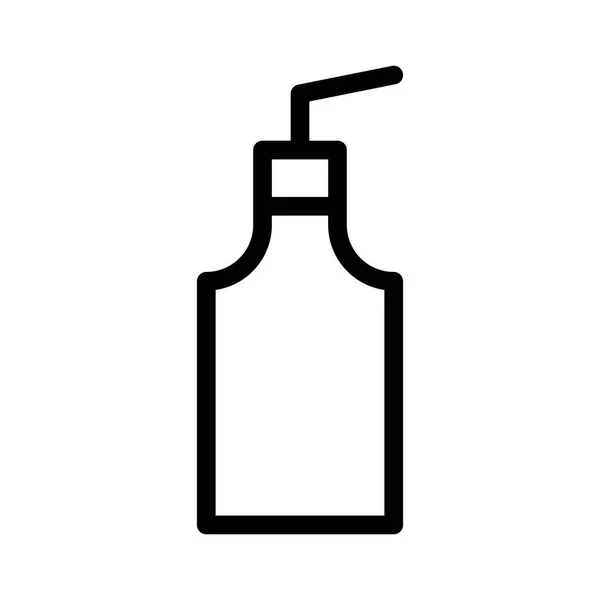 Icono Botella Ilustración Vectorial — Archivo Imágenes Vectoriales