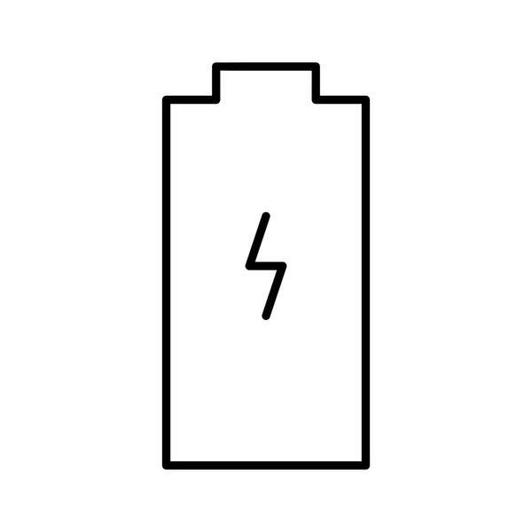 Batterij Pictogram Vector Illustratie — Stockvector