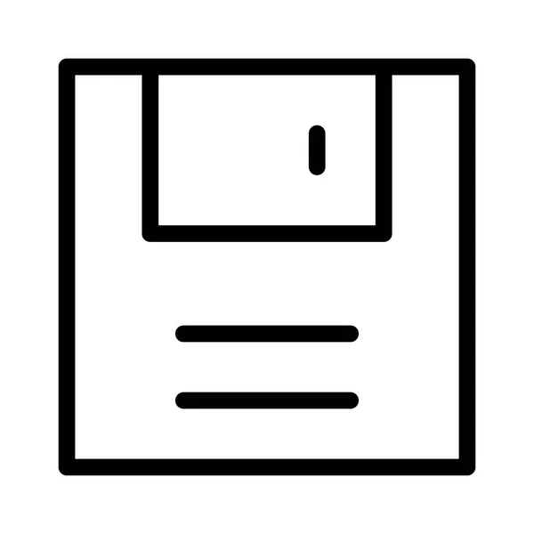 Opslaan Floppy Icoon Vector Illustratie — Stockvector