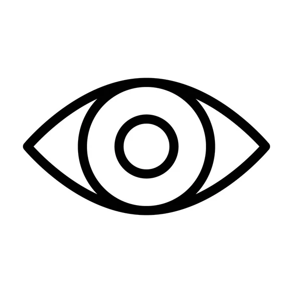 Icona Dell Occhio Umano Vettore — Vettoriale Stock