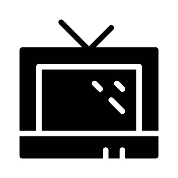 テレビワークステーションのアイコン ベクトル — ストックベクタ