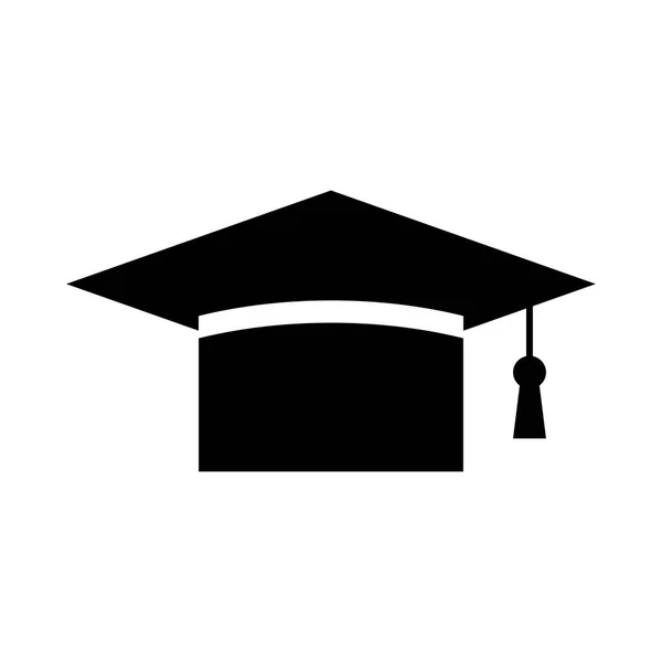 Graduation School Icon Vector Illustration — Stock Vector