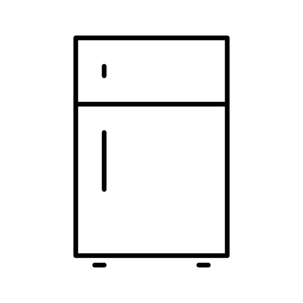 Fridge Icon Vector Illustration — Stock Vector