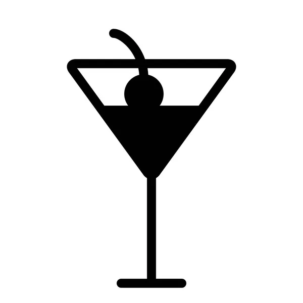 Martini Icoon Vectorillustratie — Stockvector
