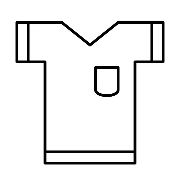 Icona Dei Vestiti Sfondo Bianco Illustrazione Vettoriale — Vettoriale Stock