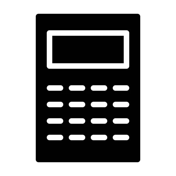 Icono Calculadora Ilustración Vectorial — Archivo Imágenes Vectoriales