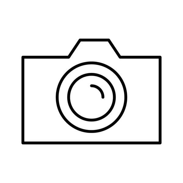 Icono Cámara Fotográfica Ilustración Vectorial — Vector de stock