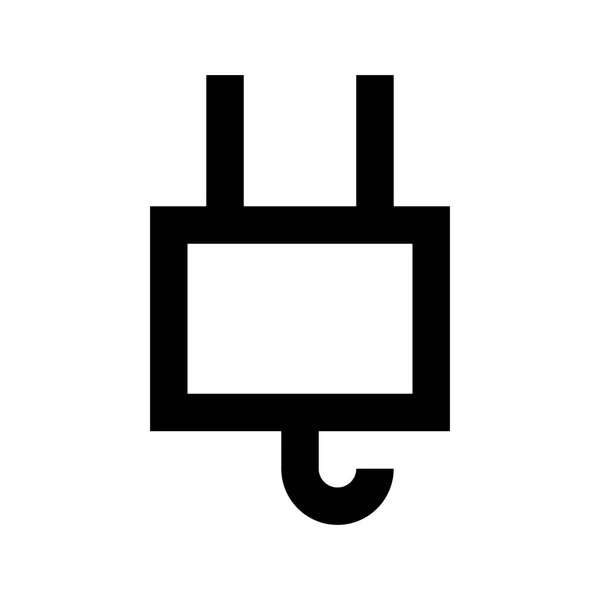 Icône Power Plug Illustration Vectorielle — Image vectorielle