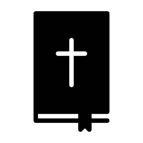 Icono Biblia Ilustración Vectorial — Vector de stock