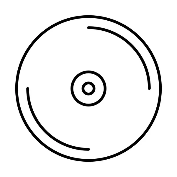 Disk Simgesi Vektör Çizimi — Stok Vektör